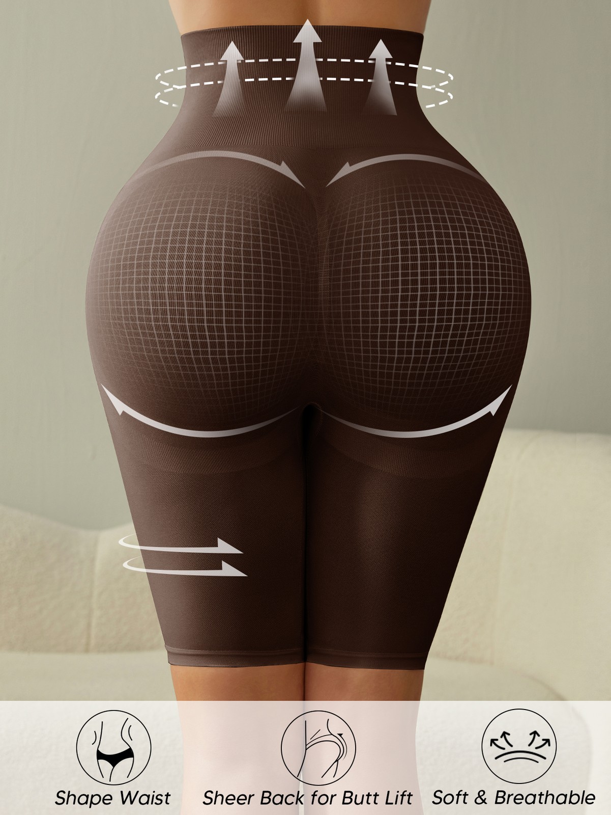 Fajas Women’s High Waist Shapewear Short Tummy Control Body Shaper Girdle Pants