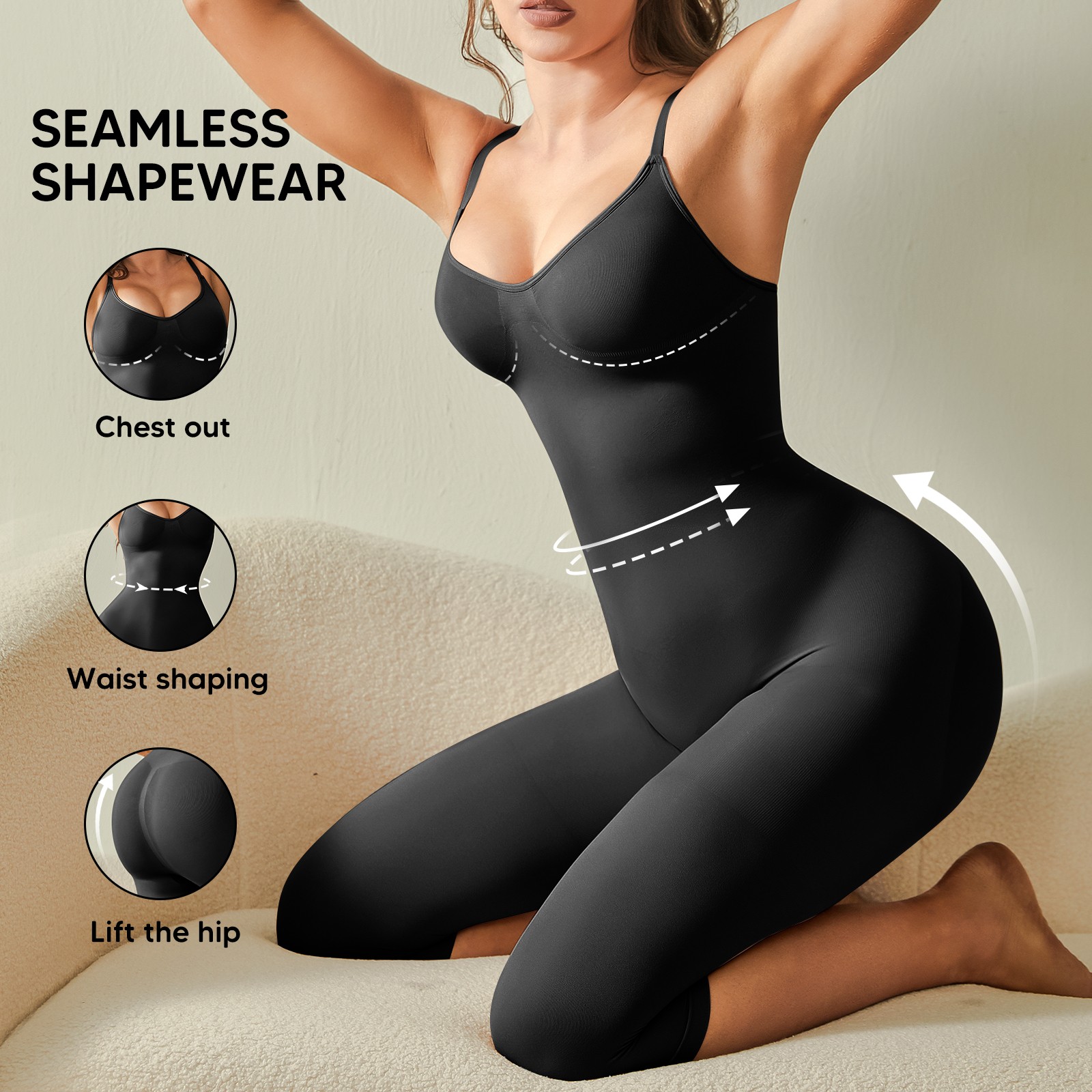 Fajas Colombianas Reductoras Levanta Cola Post Surgery Body Shaper Tummy Control
