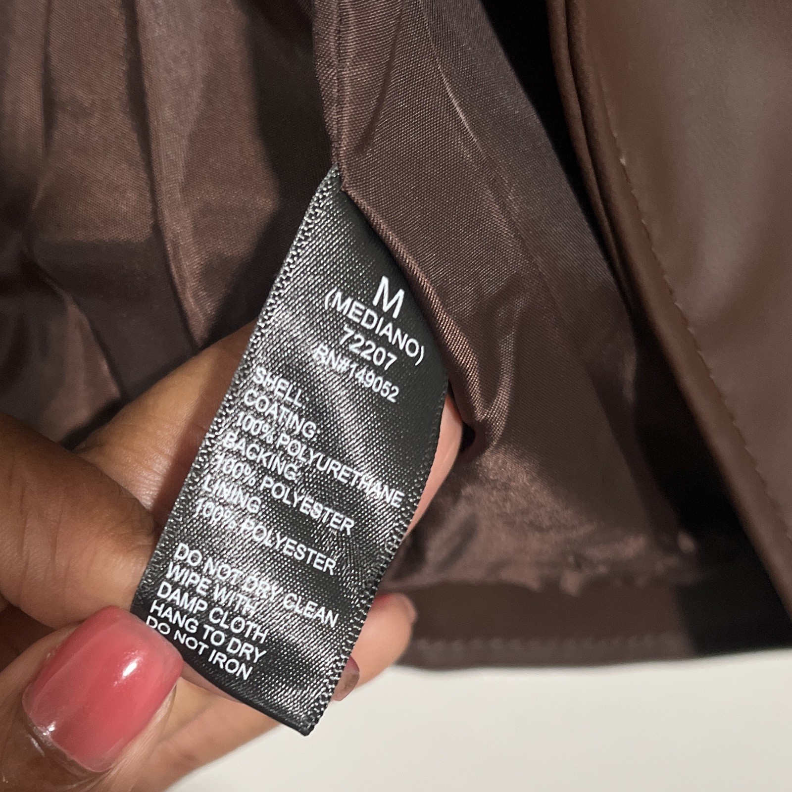 Fashion Nova Never Average Moto Jacket Brown M Zip Lined Pockets Short