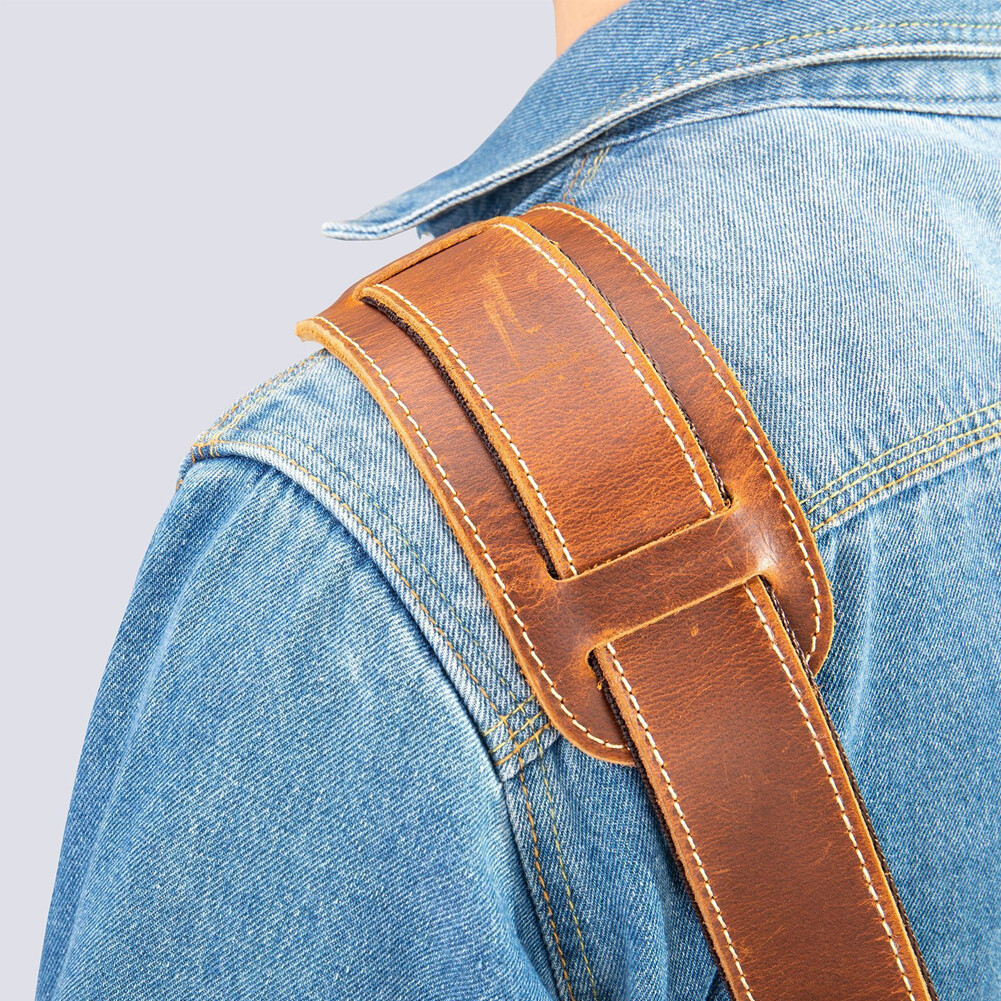 For Briefcase Luggage Messenger Bag Genuine Leather Replacement Shoulder Strap