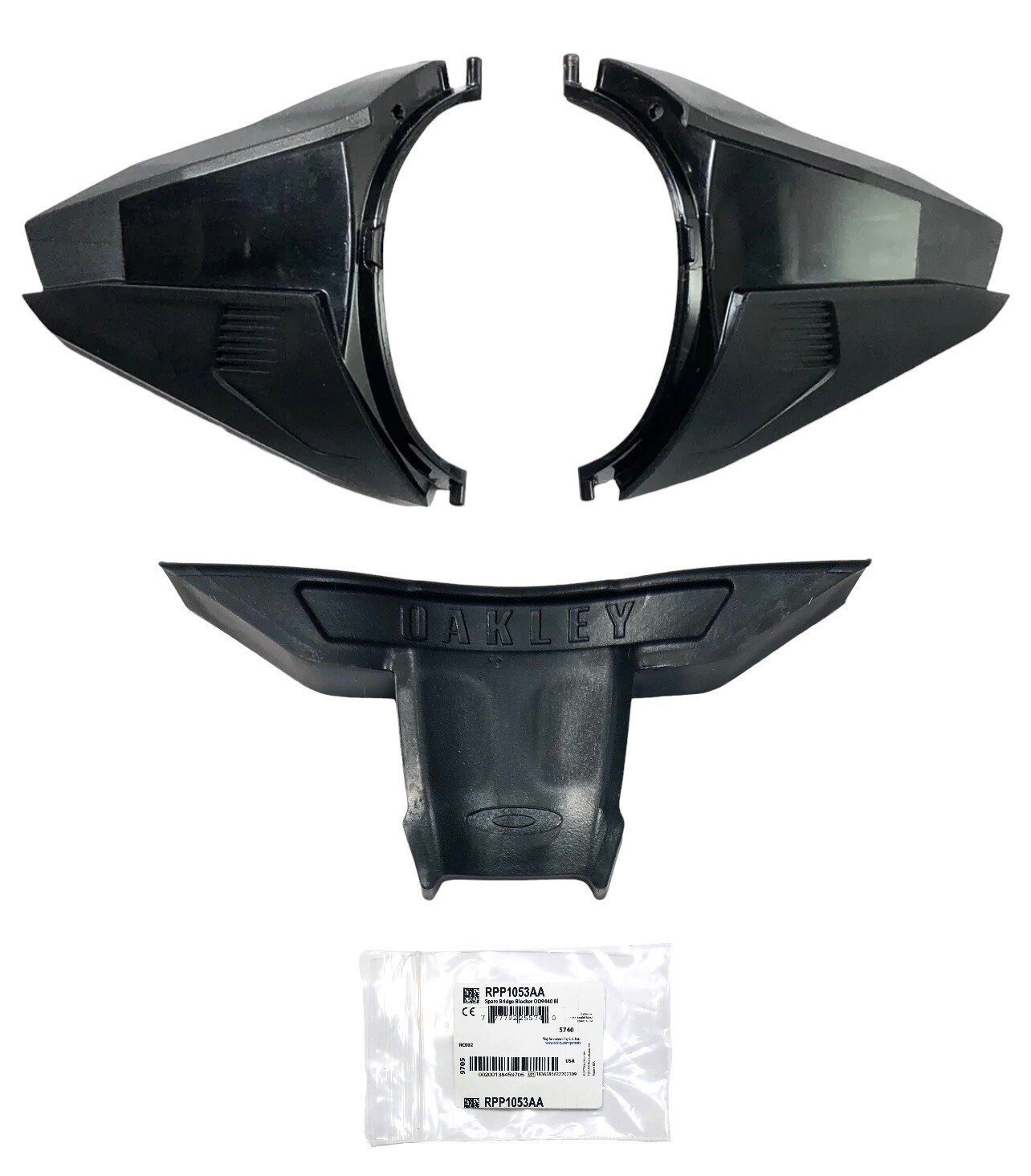 Oakley Clifden OO9440 Black Replacement Protective Side Shields & Bridge Blocker