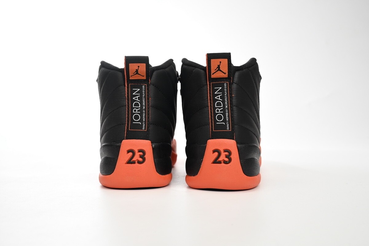 Size 9-13 Nike Air Jordan 12 Brilliant Orange Basketball Mens Shoes