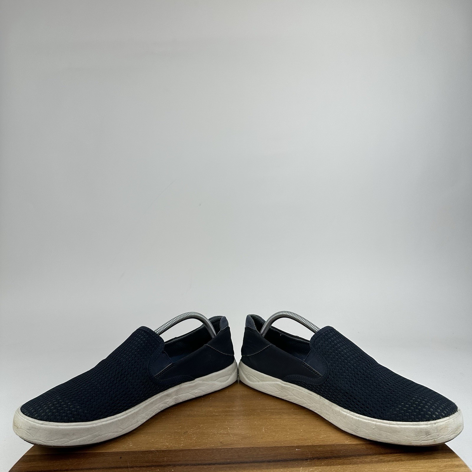 Mens Olukai Lae’Ahi Blue Mesh Casual Slip On Low Sneakers Shoes Size 11 M GUC