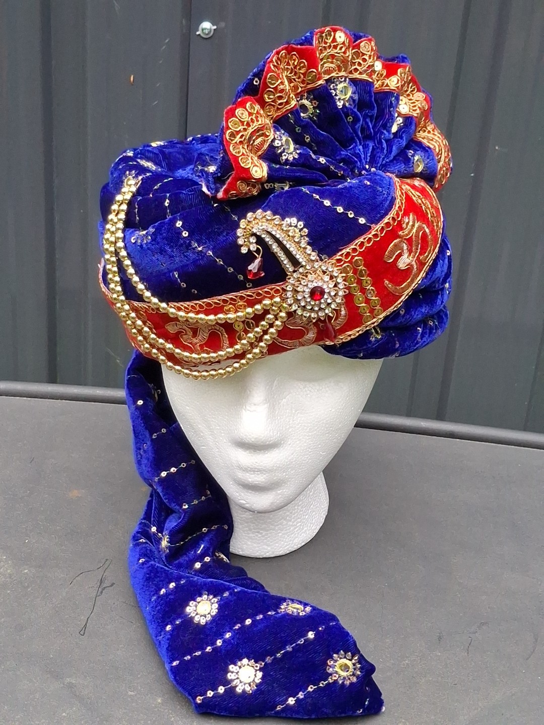 Indian Turban Dulha Safa Pagri Men Groom Wedding Maharajeh Baraati Bollywood Hat