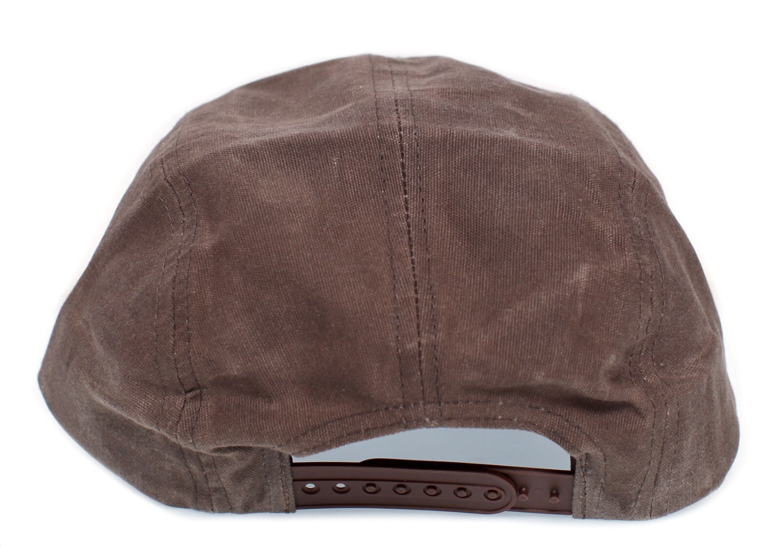Quint Fishing Hat Movie Cap Brown Canvas 5 Panel Wax Waterproof