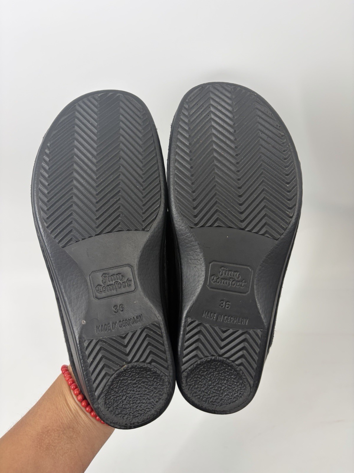Finn Comfort Women’s Size 36 D US 5.5 Sandal Soft Jamaica Black Made In Germany
