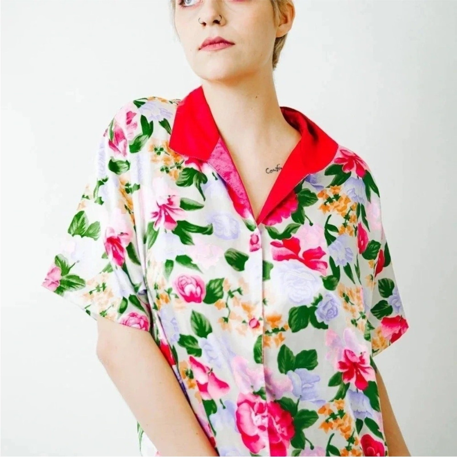 Vintage A’Milan Floral Women’s Sleepwear Robe