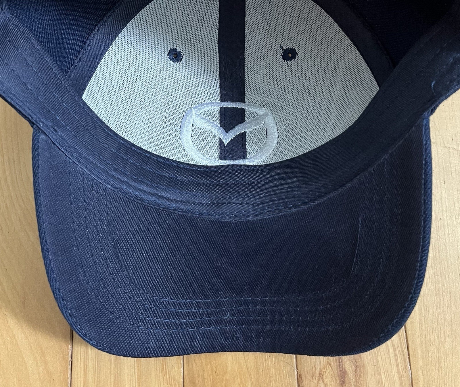 Auto MAZDA Symbol Gray Baseball Cap. *** A hat worth more than its price.