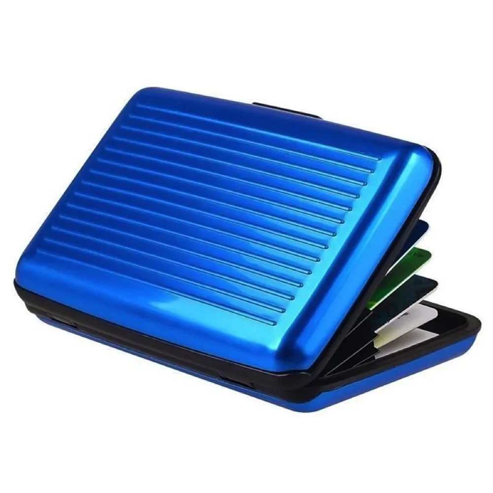 Aluminum RFID Blocking Credit Card Holder for Men & Women Stylish Travel Wallet