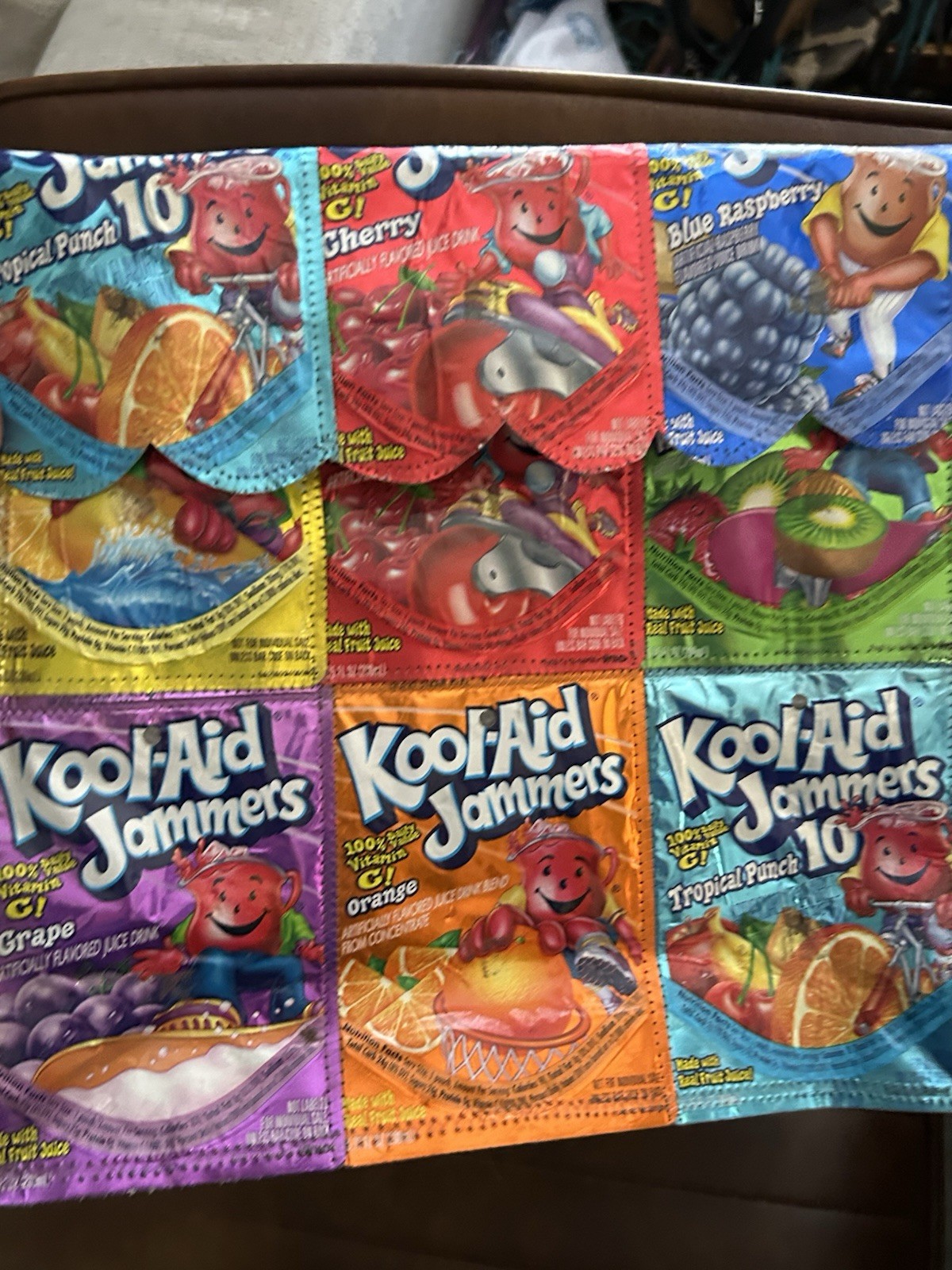 Vintage 2005 Upcycled Kool-Aid Jammers Tote Bag – Handmade, Water resistant