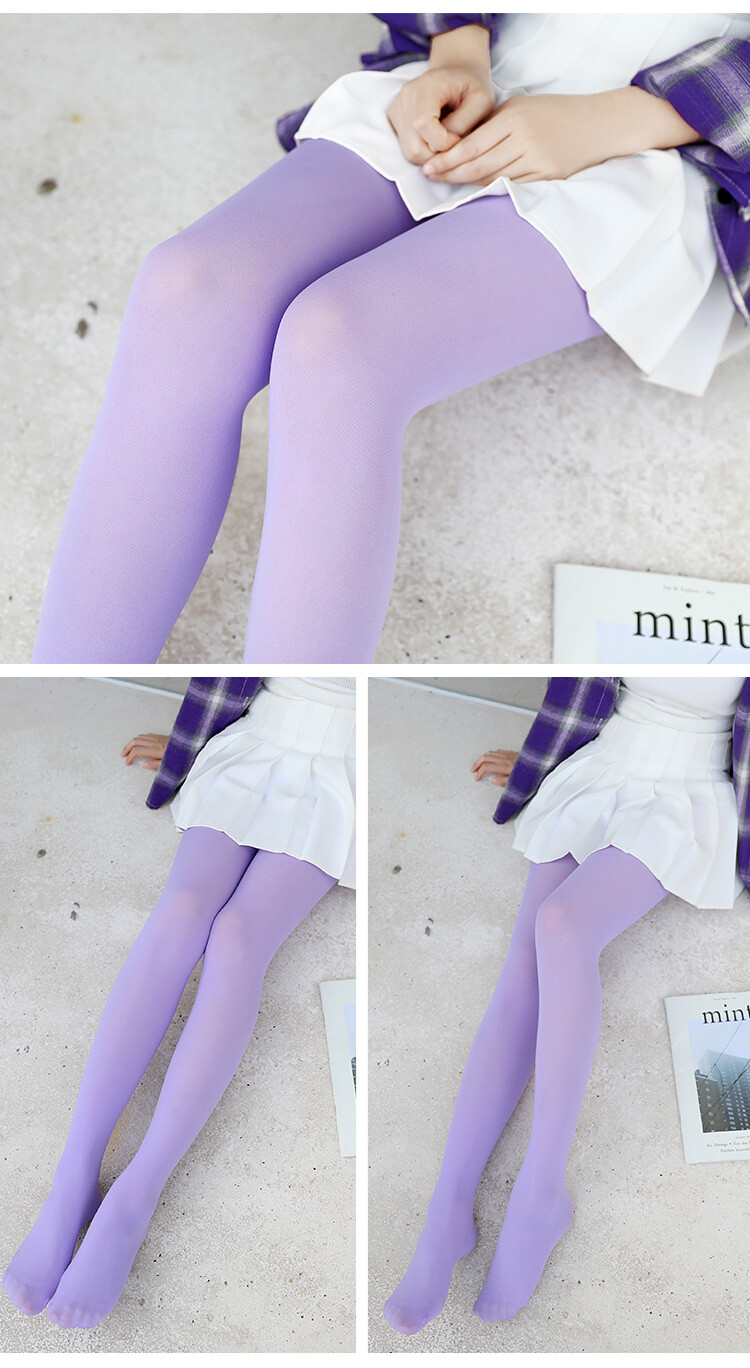 Women’s 80D Opaque Solid Colorful Soft Footed Pantyhose Tights,Pantyhose,Tihts,
