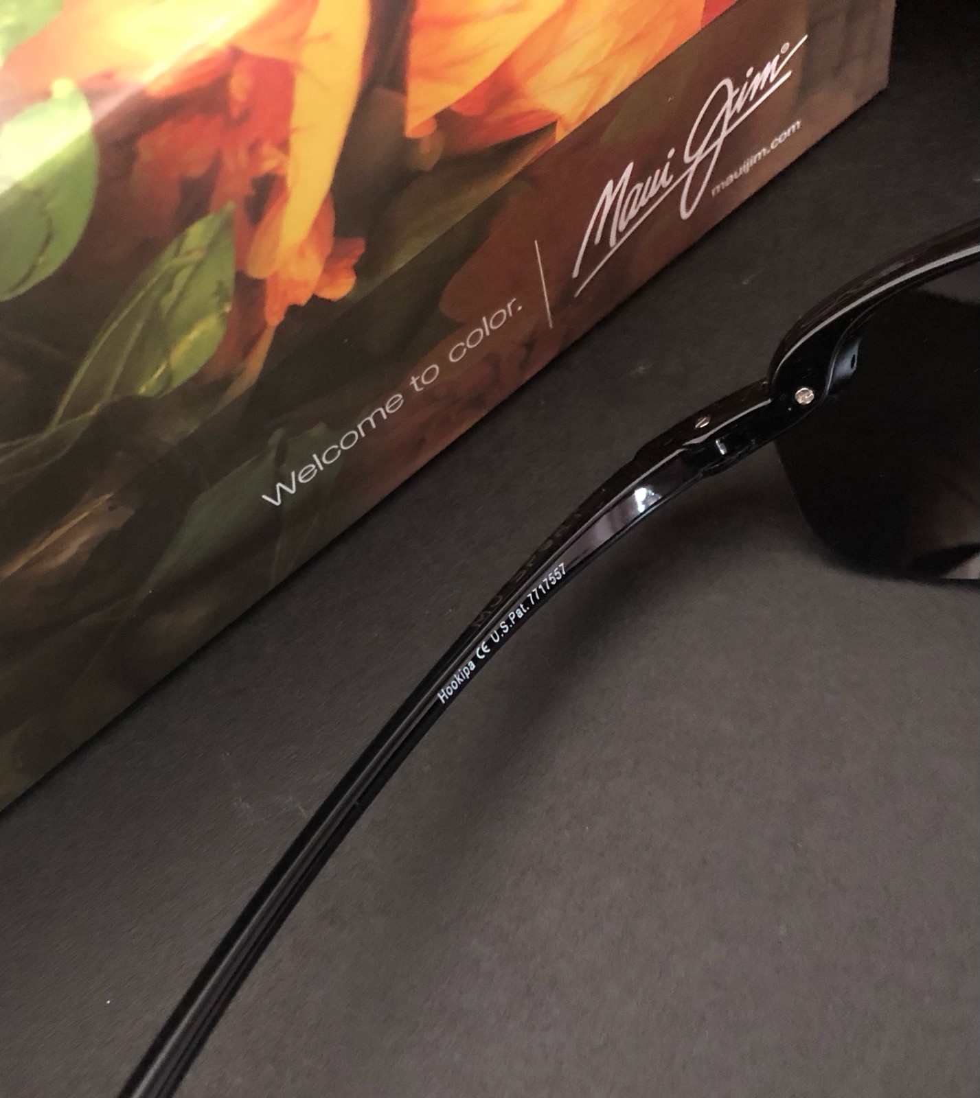 Maui Jim Sport Sunglasses 407-02 Ho’Okipa Black Wrap Frames with Black Lenses