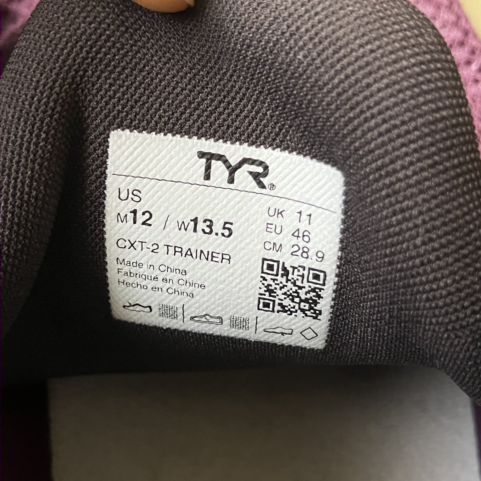TYR CXT-2 Trainer Cross Shoes M12 / W13.5