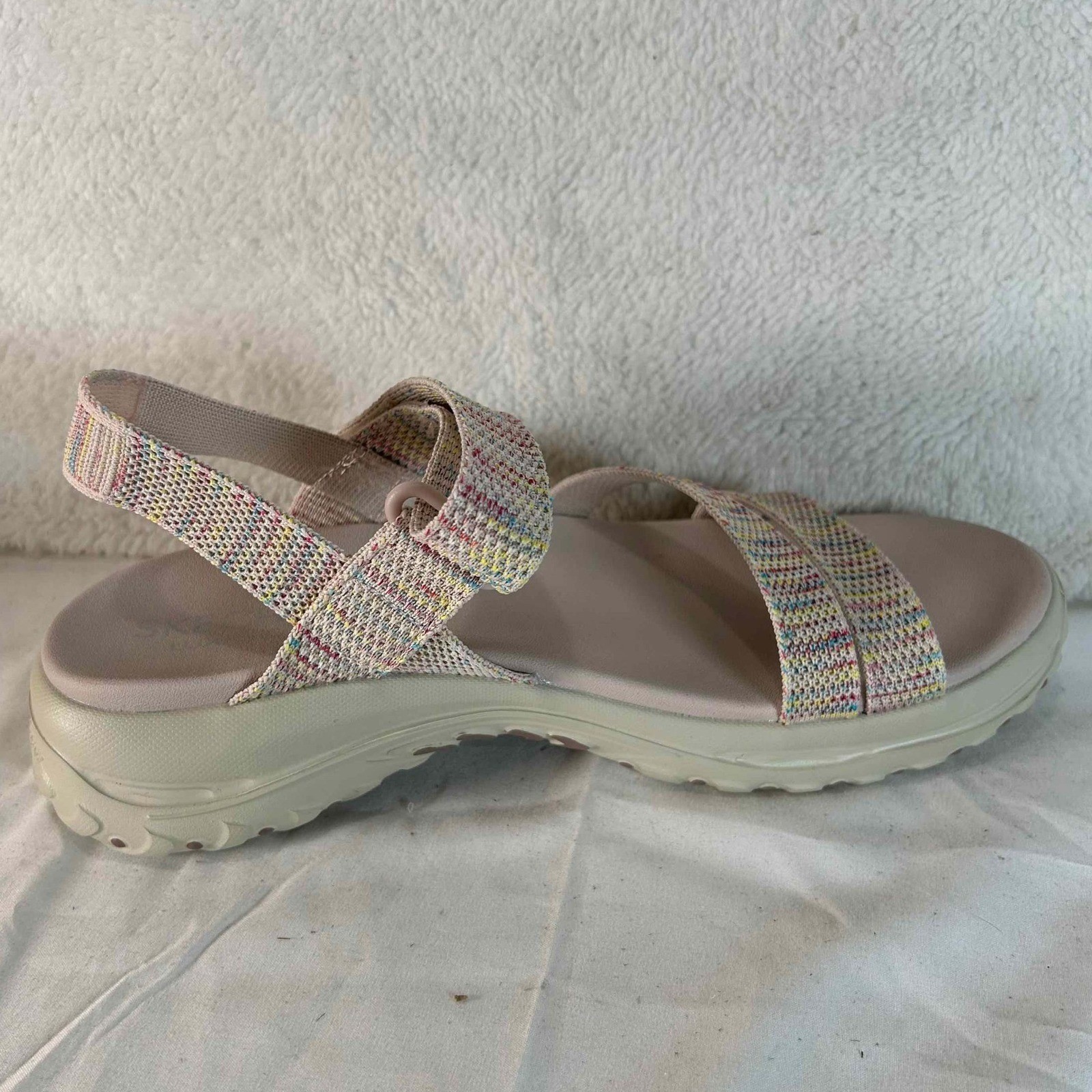 Skechers Reggae Bound Sweet Crush Vegan Machine Washable Sandals Women’s 11 New