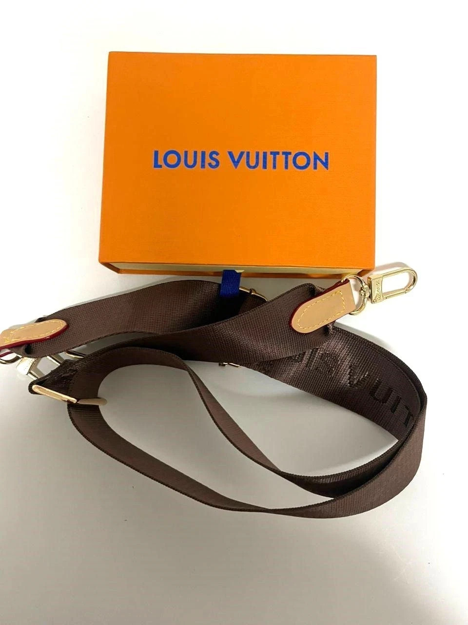 Louis Vuitton Shoulder Strap Adjustable Crossbody Shoulder Replacement Brown