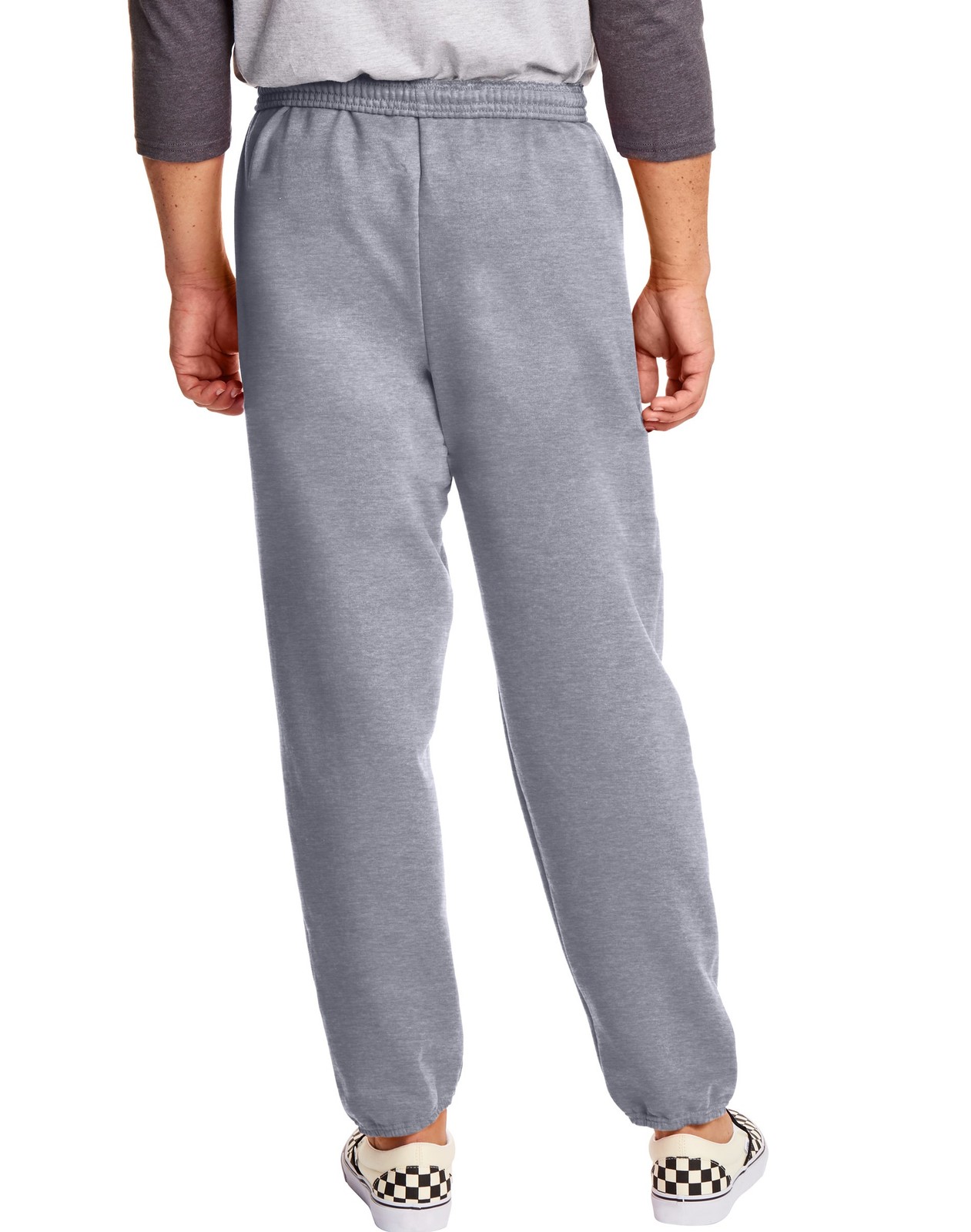 Hanes Sweatpants Fleece 2-pack Men’s EcoSmart Drawcord Cotton Blend 32 inseam