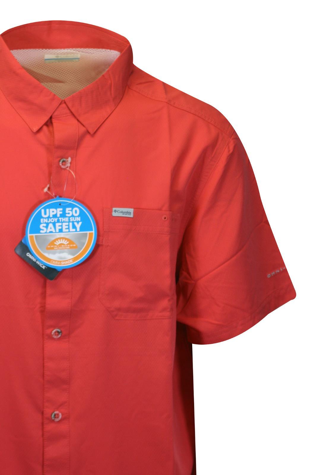 Columbia Men’s Shirt Slack Tide PFG Camp Shirt UPF 50 S/S