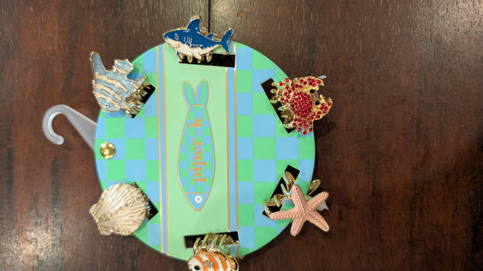 piper.k Hair Clips Ocean Style Multi Color & Shape New