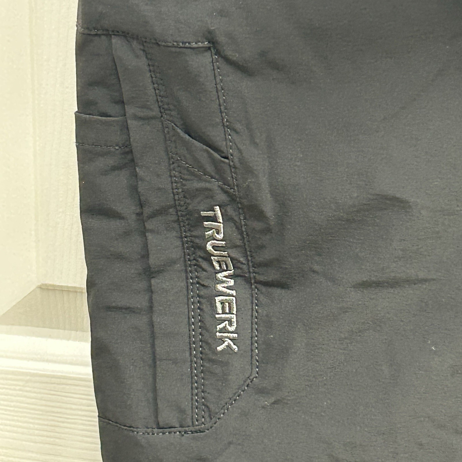 Truewerk T1 WerkPant 36×36 Black Performance Utility Cargo Tactical Activewear