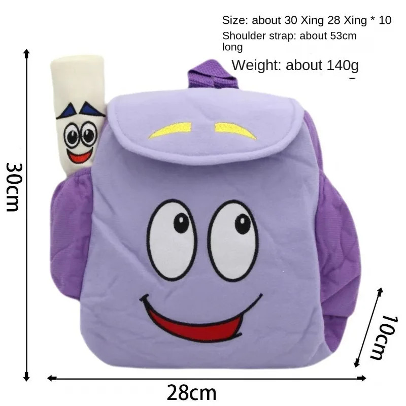 Dora Backpack Cartoon School Bag Canvas Daypack w Pencil Case Kids Gift