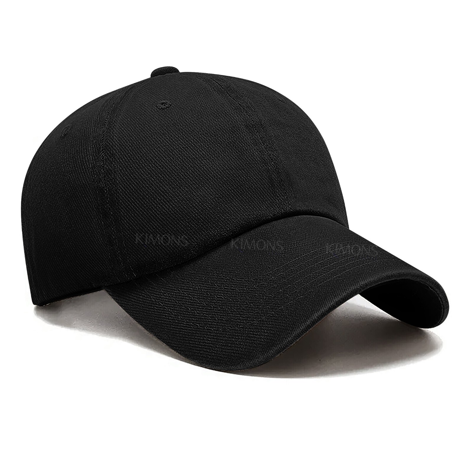 Plain Baseball Cap Solid Blank Curved Visor Hat Ball Army Men Women loop Wool VC