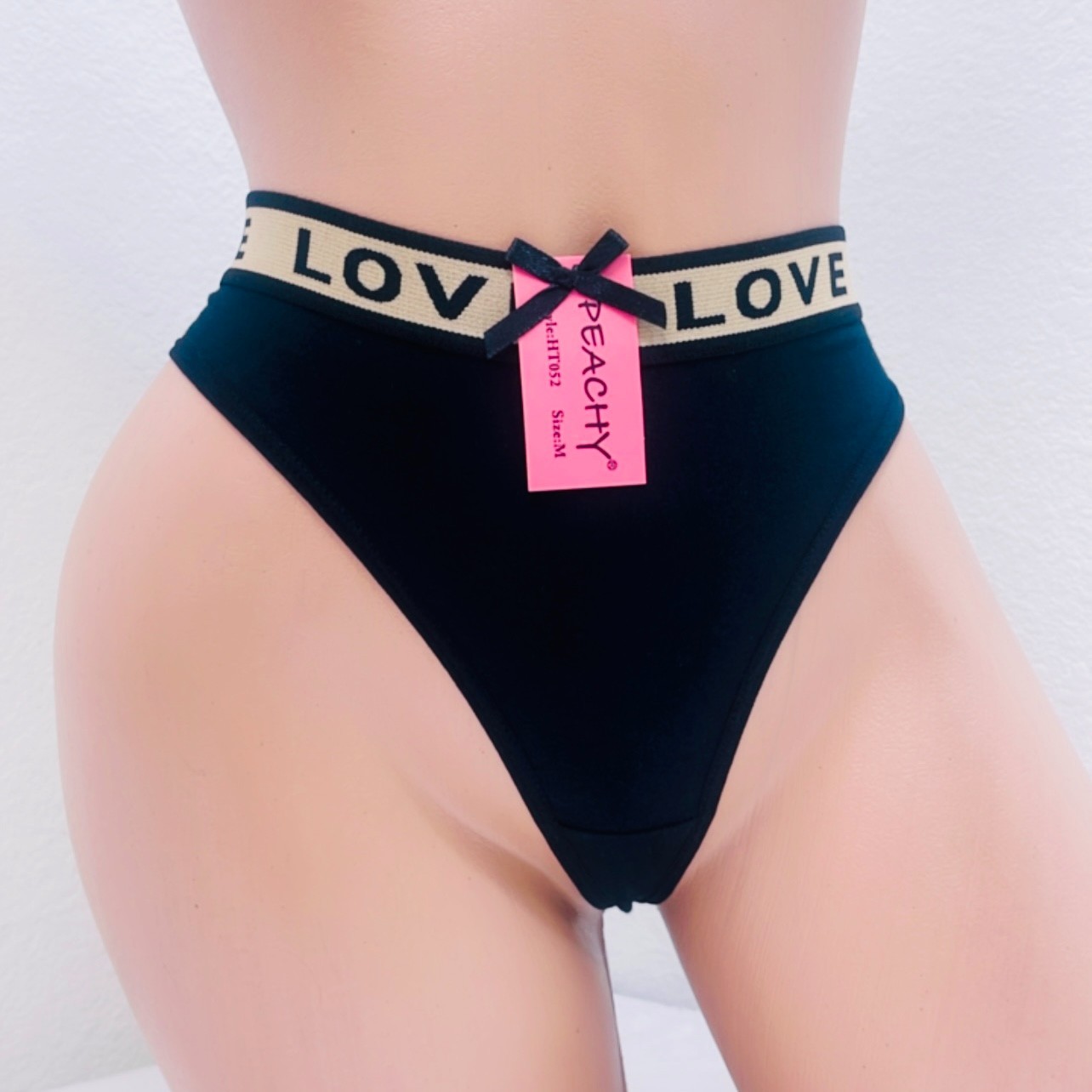 Love Women Cotton Panties Thongs G-string Bikini T-back Underwear Lot of 6 pack