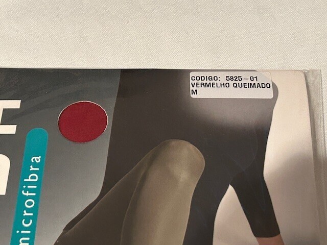 Lupo Loba Womens Microfiber Opaque Tights M 60 Denier Brown Red Green 5825-01