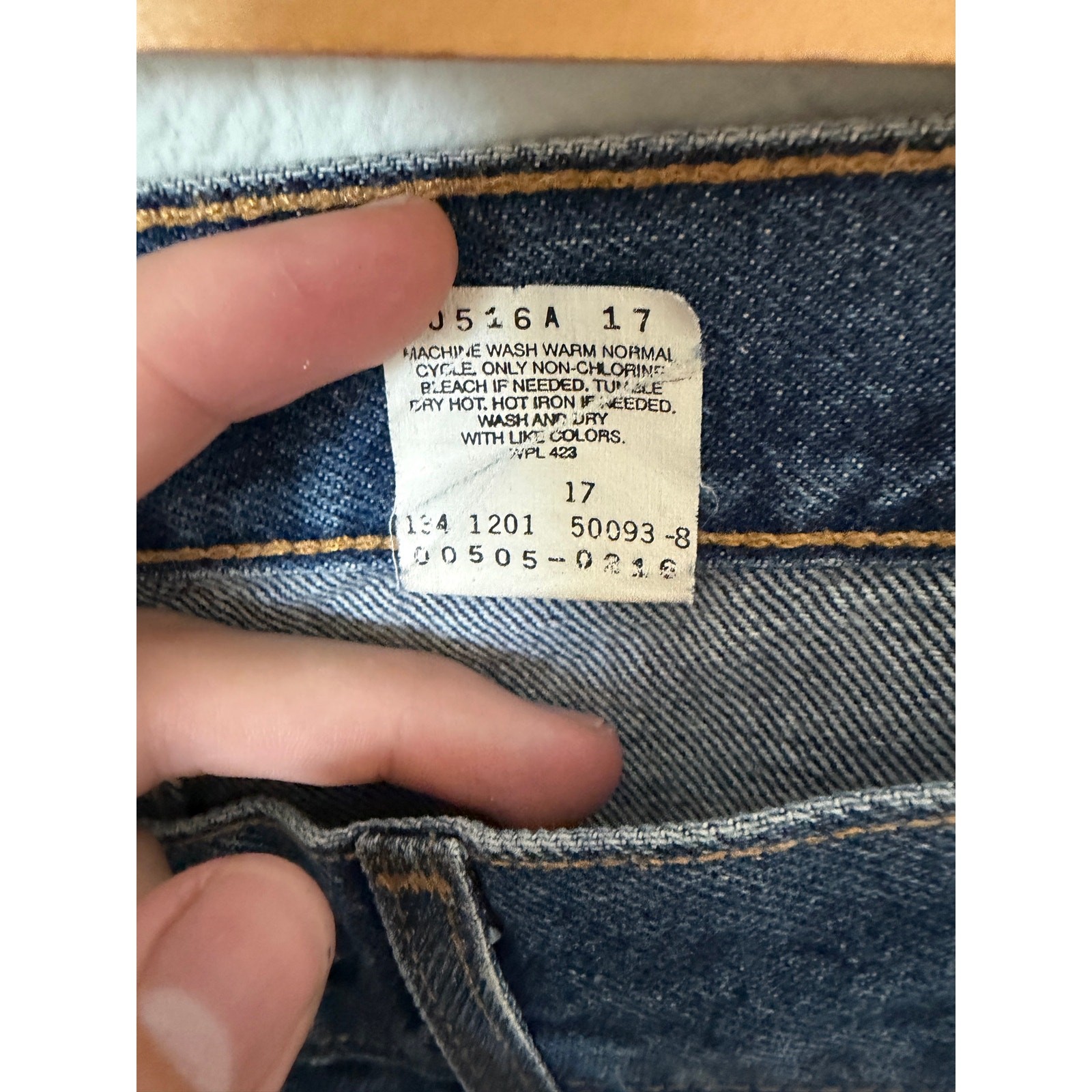 Levi’s 505 Regular Fit Jeans Men’s 33×29 Blue Medium Wash Straight Leg Denim