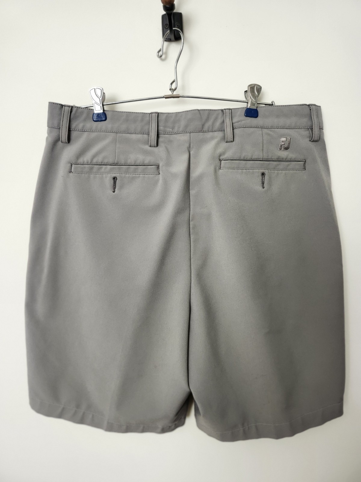 FootJoy Golf Shorts Mens 34 Black Performance Stretch Lightweight FJ Flat Front