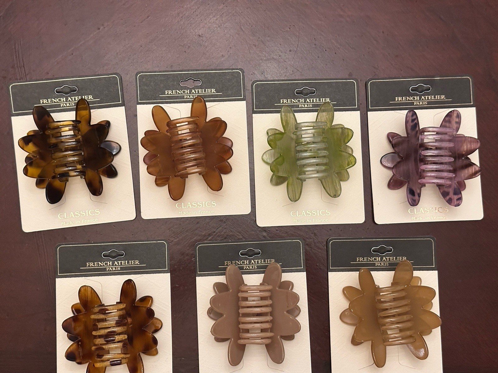 Hair Accessories For Women Waterlily Claw Clip Lot Of 7