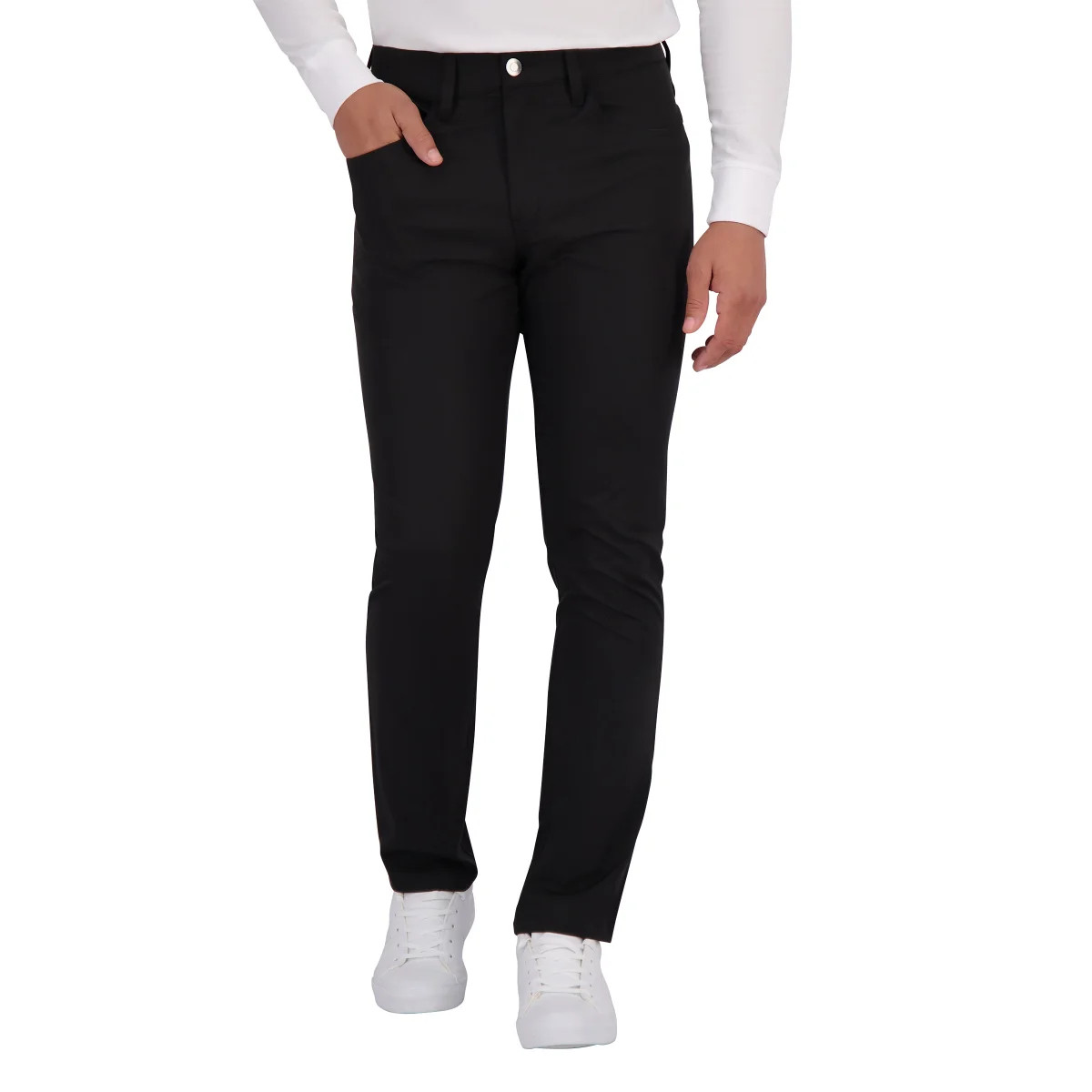 Kirkland Signature Men’s 5-Pocket Pant Sorona Stretch Travel Commuter New 30-42