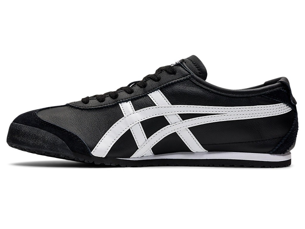 Onitsuka Tiger Genuine MEXICO 66 1183C102 BLACK /WHITE US Buyer No Import duties