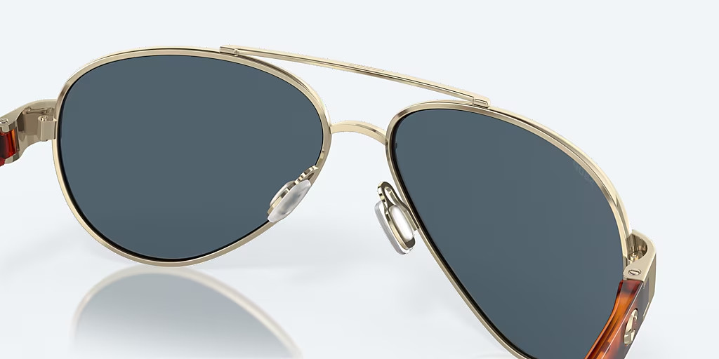 Costa Del Mar Sunglasses Loreto Rose Gold / Gray POLARIZED Plastic 580P Lens