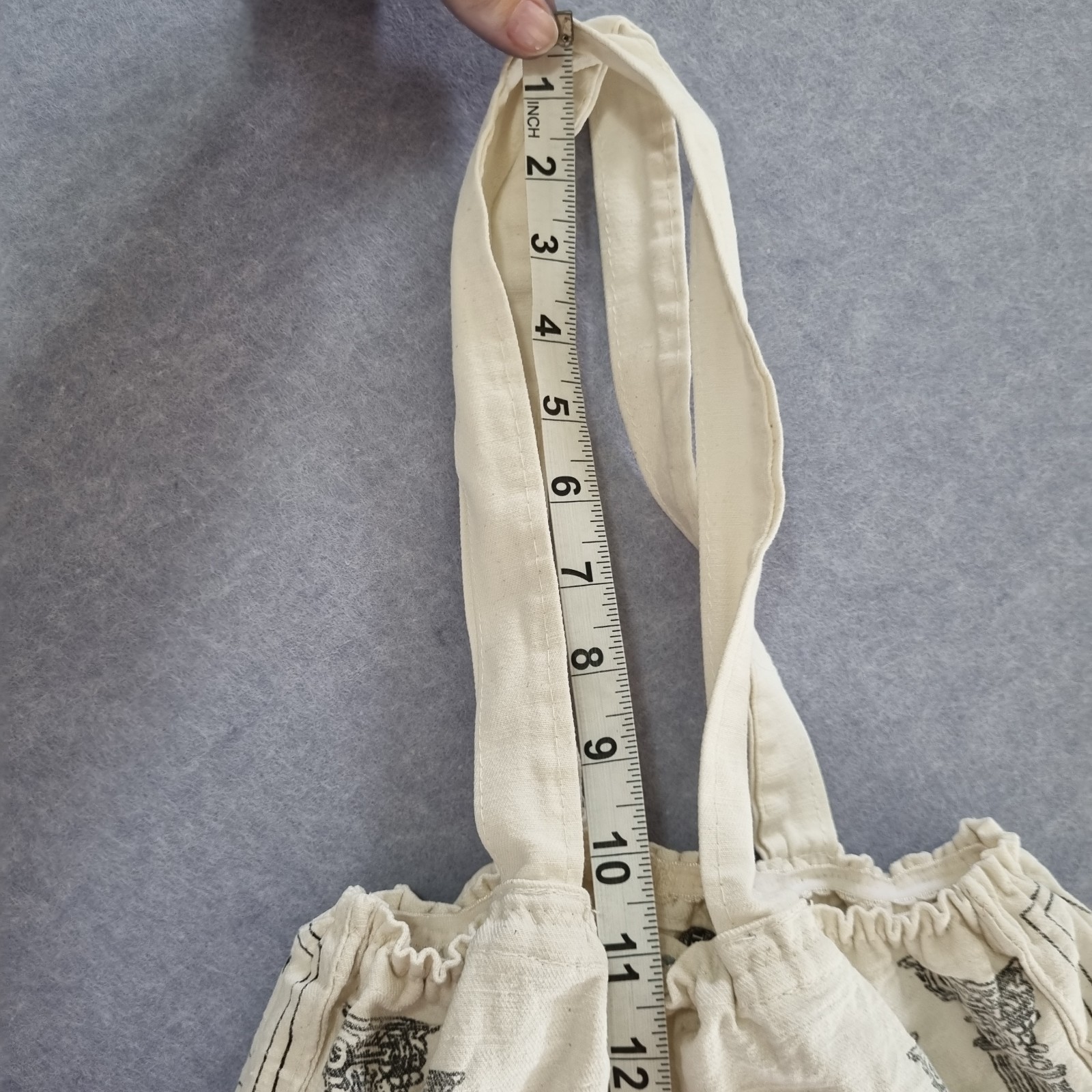 Past Times bag Roman Cotton tote Carry Bag Made In England latin