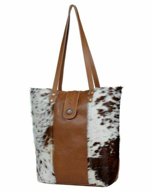 Myra Bags – Grizzly Bear Canvas & Hairon Bag