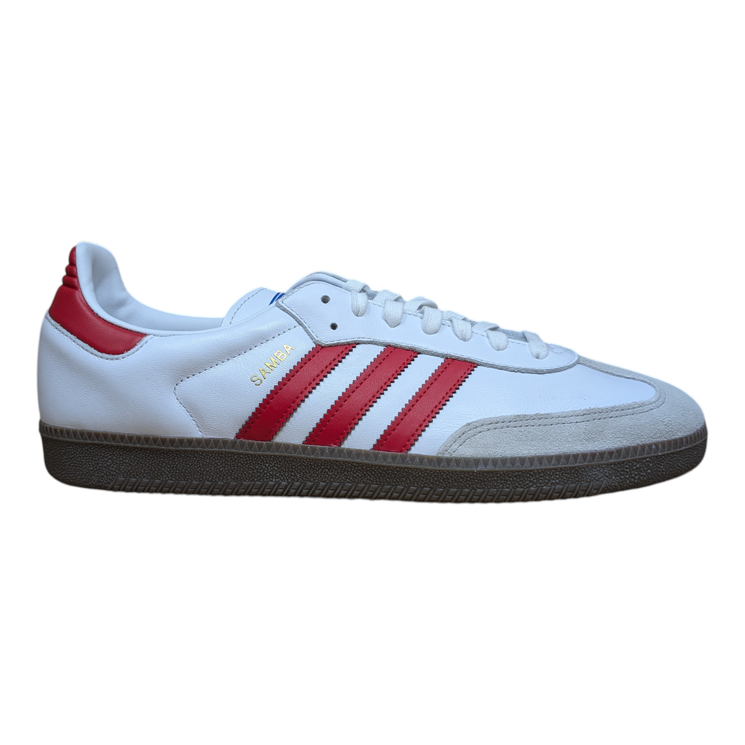 Adidas Originals Men’s Samba OG Athletic Shoes – White/Red – US Sizes – IG1025