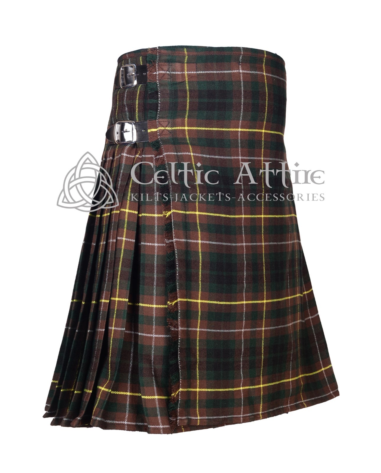 Clan Buchanan Tartan Kilt – 8 Yard, Utility, Hybrid Kilts by Celtic Attire