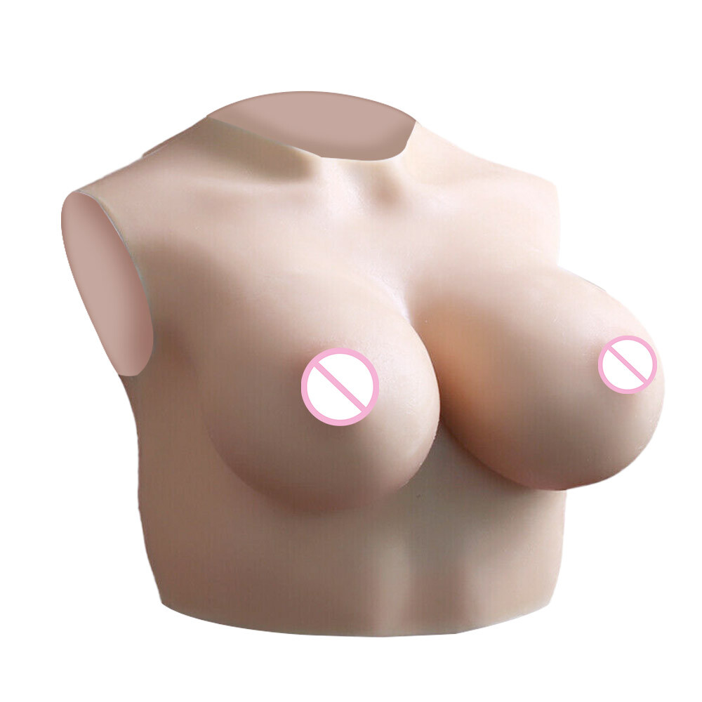 Silicone Crossdressers Breast Forms Chest Plates Drag Queen Mastectomy Enhancer
