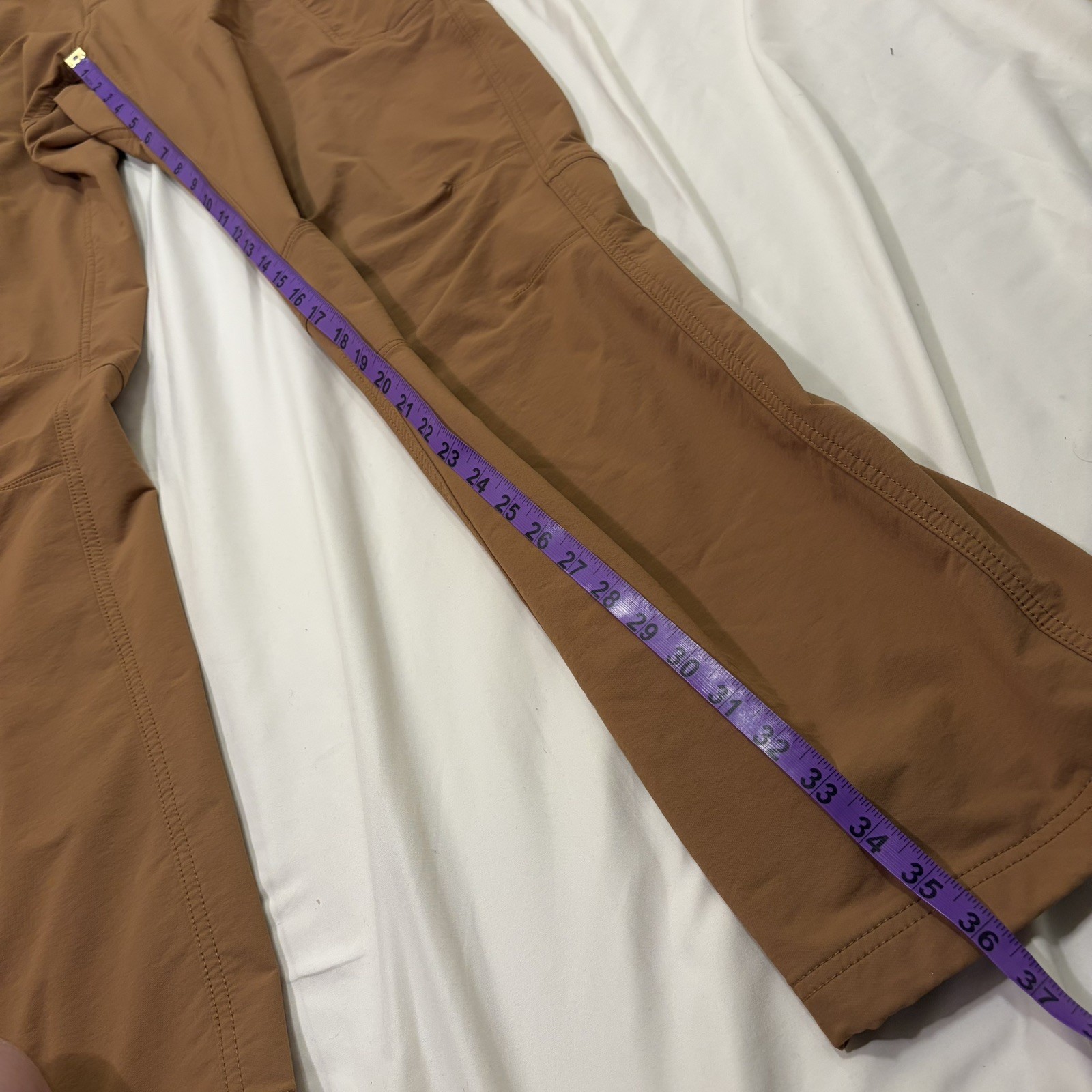 Truewerk T2 Werkpant Mens Size 38×36 Sand Straight Leg Nylon Poly Spandex Good
