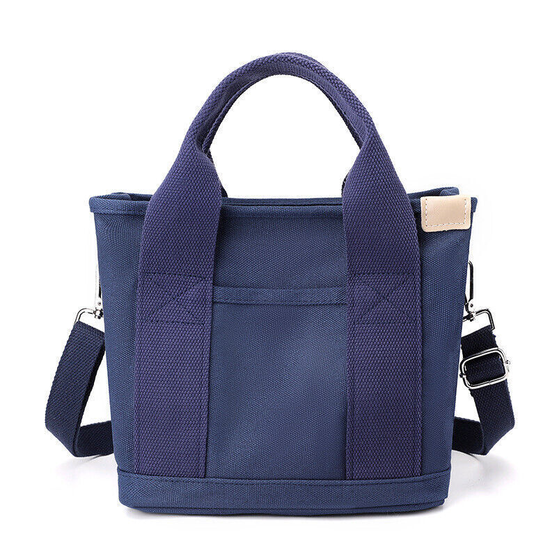 New Women Large Capacity Handbags & Shoulder Bags Canvas Tote Bag Zip Crossbody