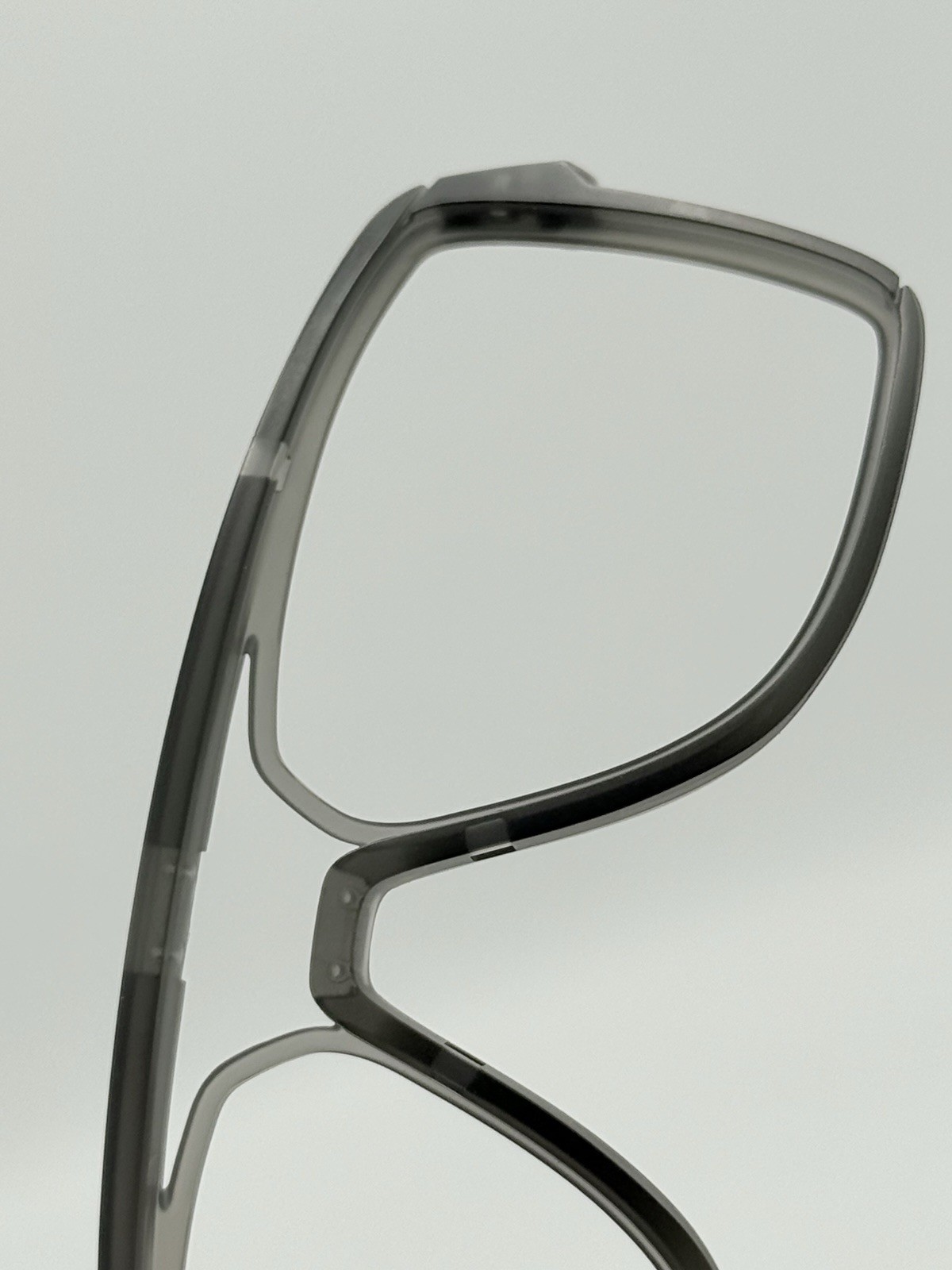 OAKLEY CASTEL SUNGLASSES TRANSLUCENT GRAY SMOKE REPLACEMENT FRONT FRAME ORBITALS