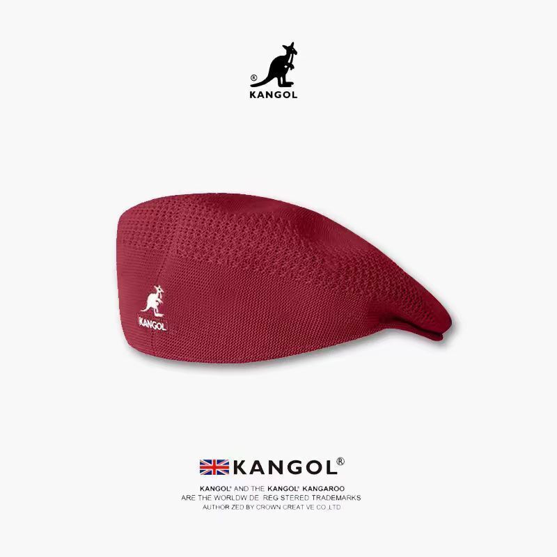 Kangol 504 Ventair Beret Hat Summer Breathable Flat Cap Woven Casual Newsboy Hat