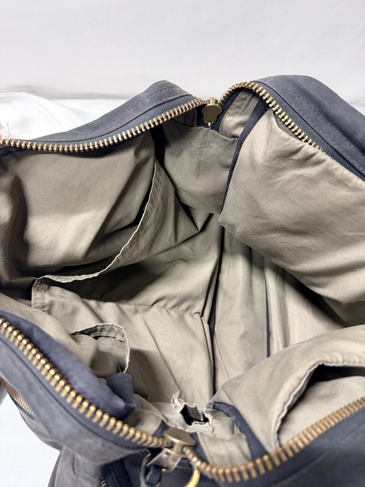 Filson 24 Hour Bag Tin Cloth Briefcase Black Made In USA Waxed Cotton