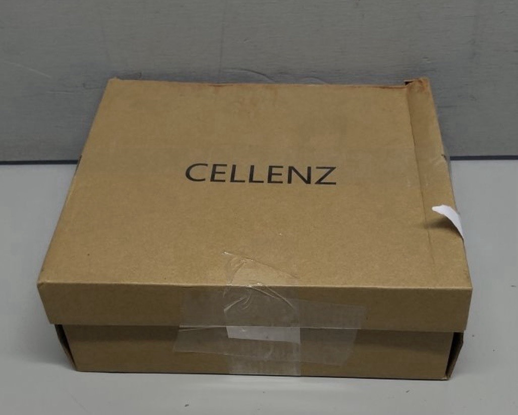 CELLENZ Women’s Beige Synthetic Strappy Ankle Strap Buckle Stiletto Heels 8.5