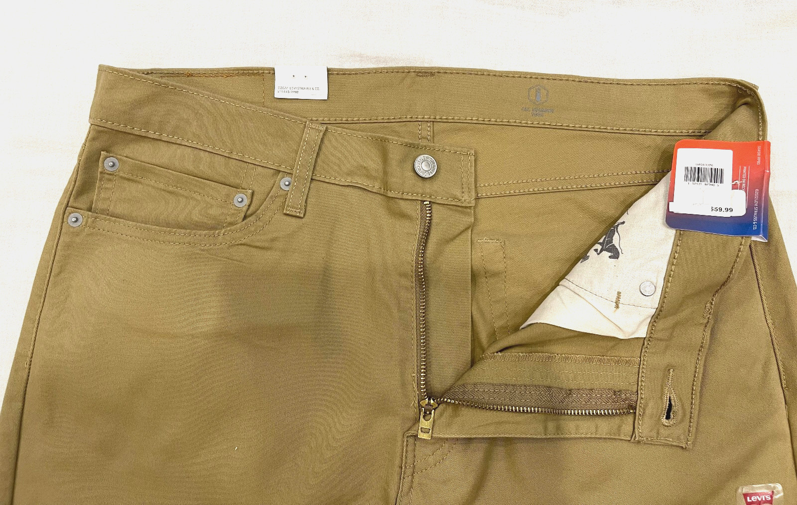 Levis 511 Slim All Seasons Tech Stretch Twill Mens Pants Harvest Gold (Tan)