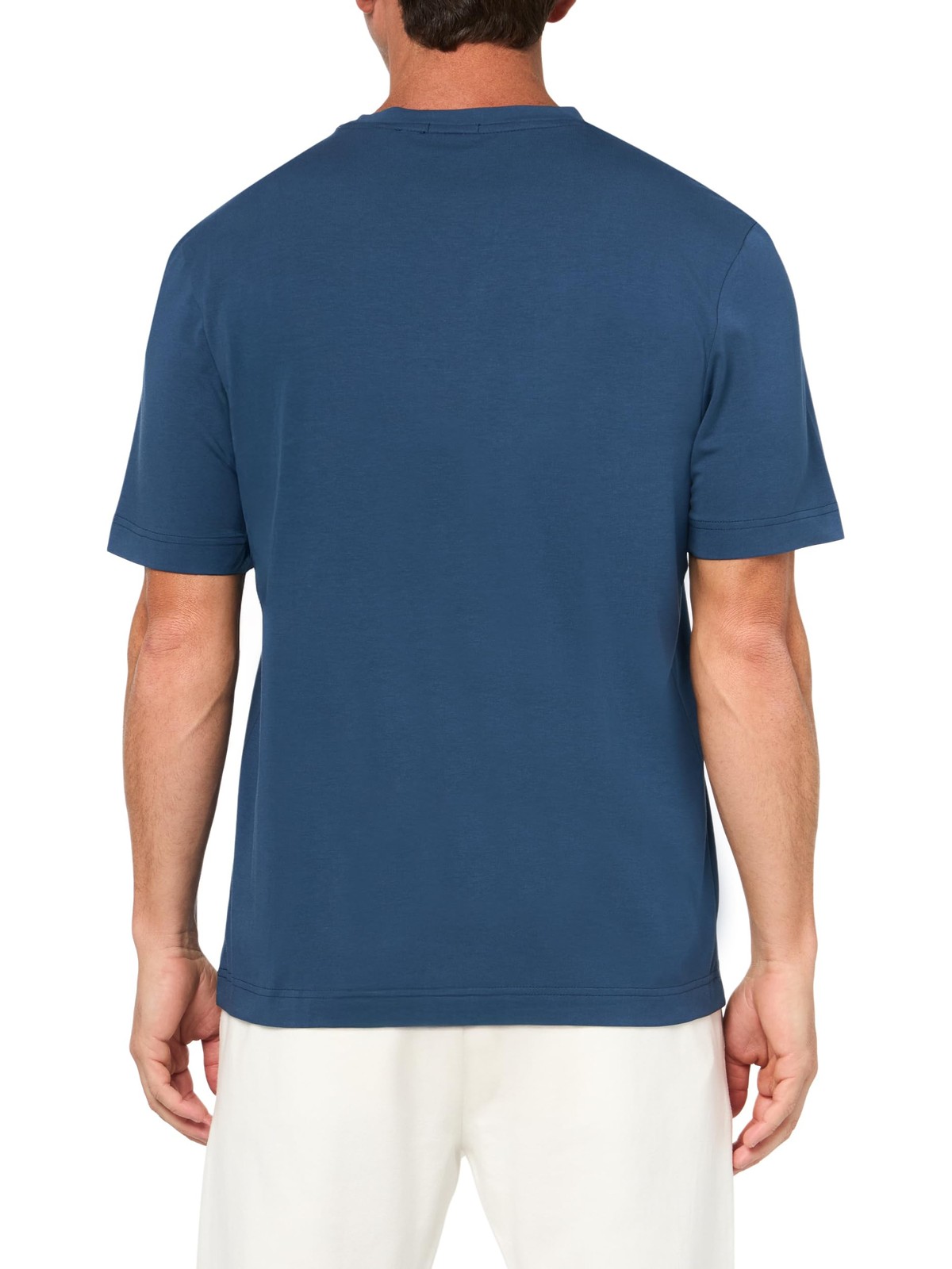 Hugo BOSS Men’s Chest Logo Regular Fit Cotton T-Shirt Medium Pacific Blue