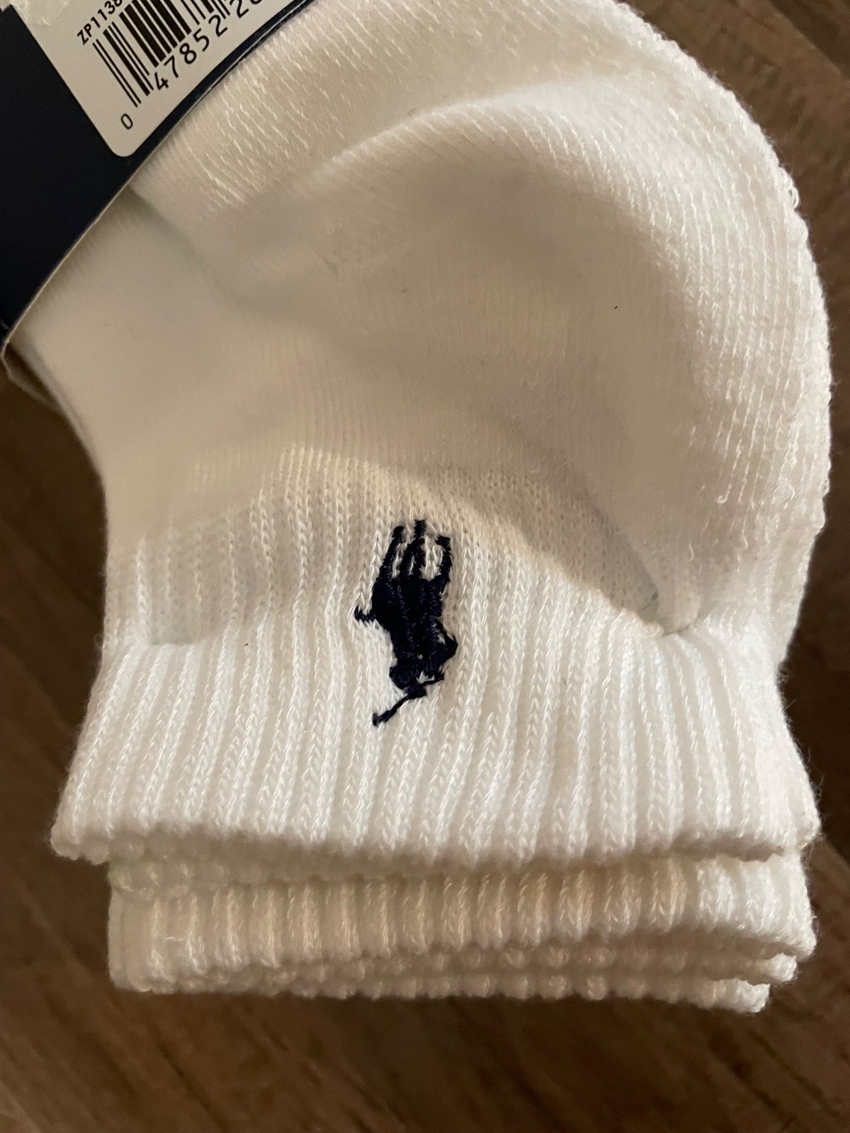 Polo Ralph Lauren Athletic Men’s Sport Socks – White, Size 10-13 (Set of 6…
