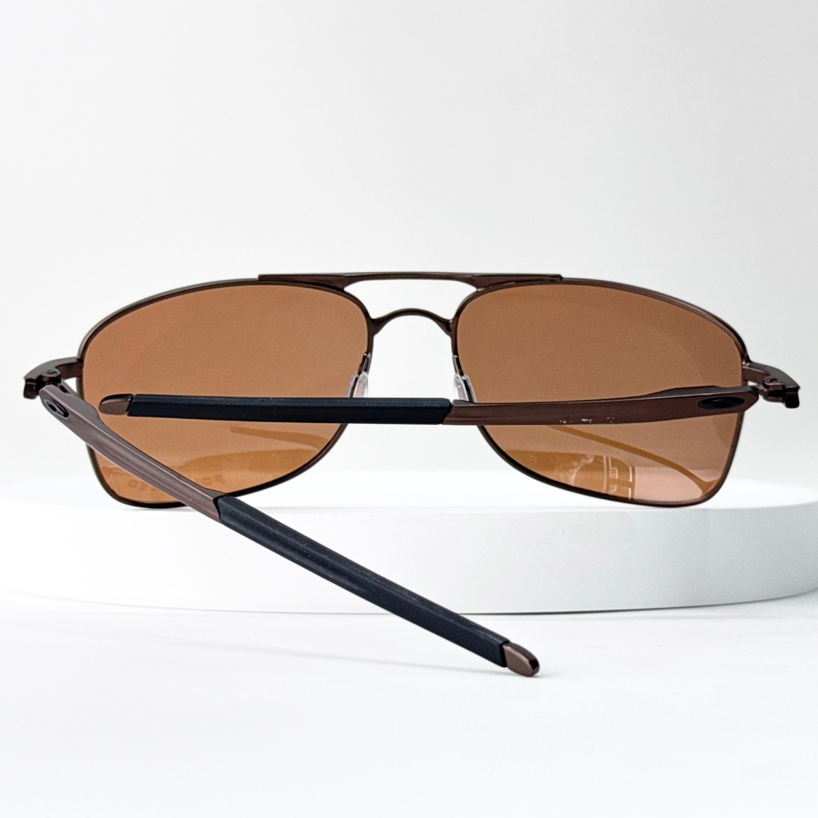 Oakley Gauge 8 OO4124 Polarized Sunglasses Brown Frame Brown Lens
