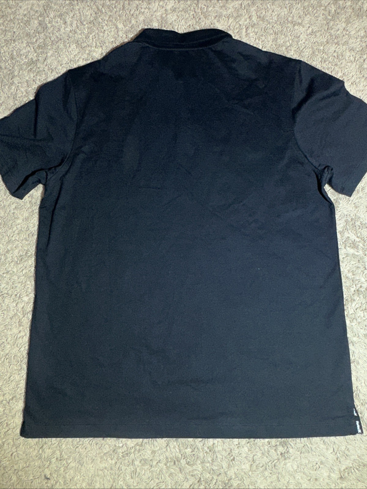 NEW Men’s Hurley Performance Essentials Black Pique Polo Size Large MSRP $38.00