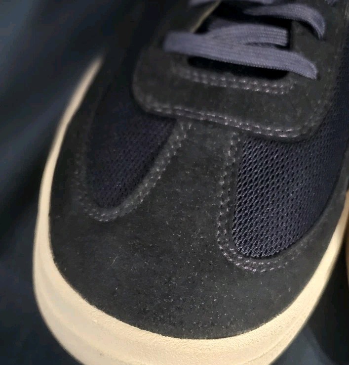 Olukai Punini Sneakers Navy Blue Green Bamboo Men’s Size 12 New No Box Defects